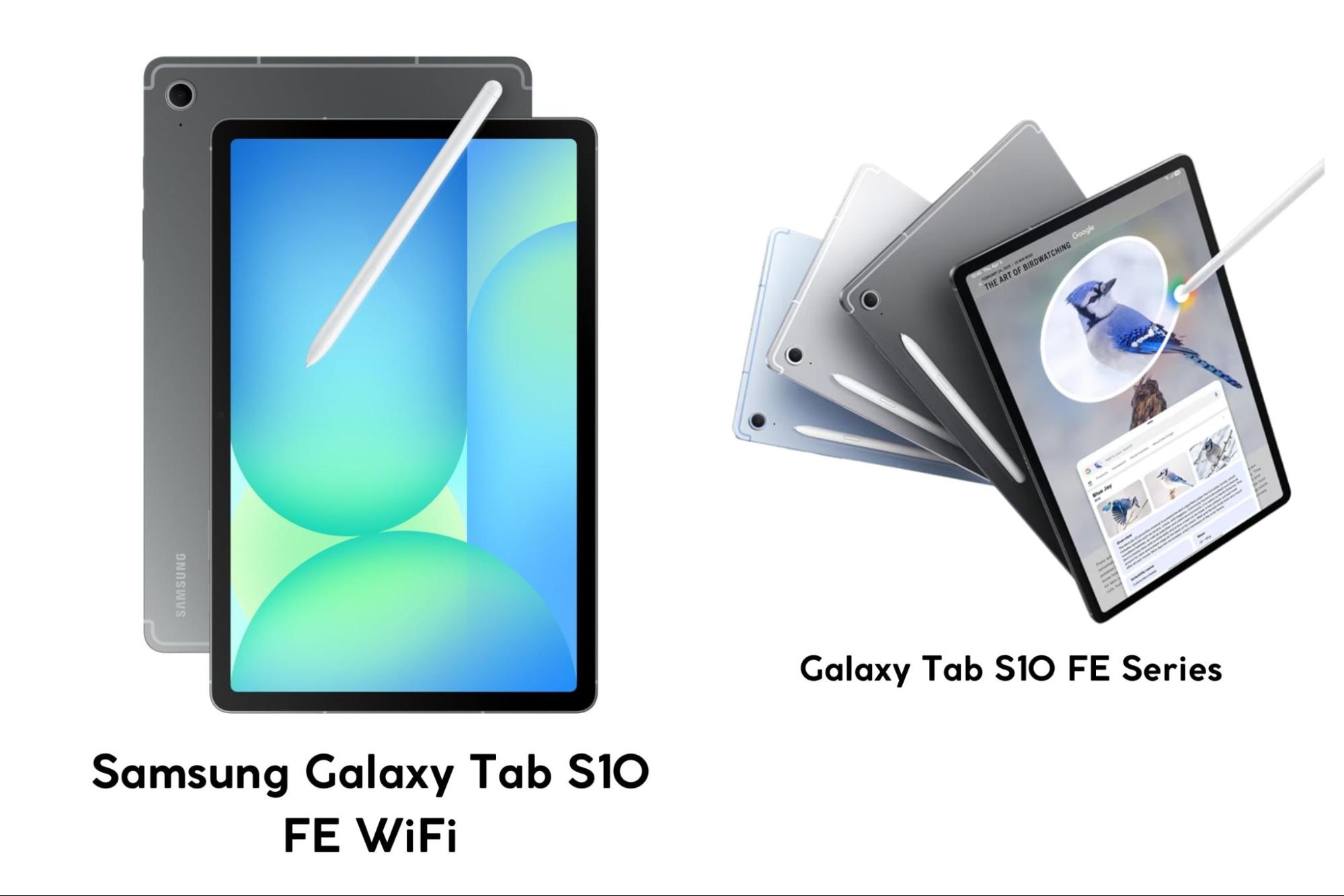 So sánh Galaxy Tab S10 FE và Galaxy Tab S10 FE+