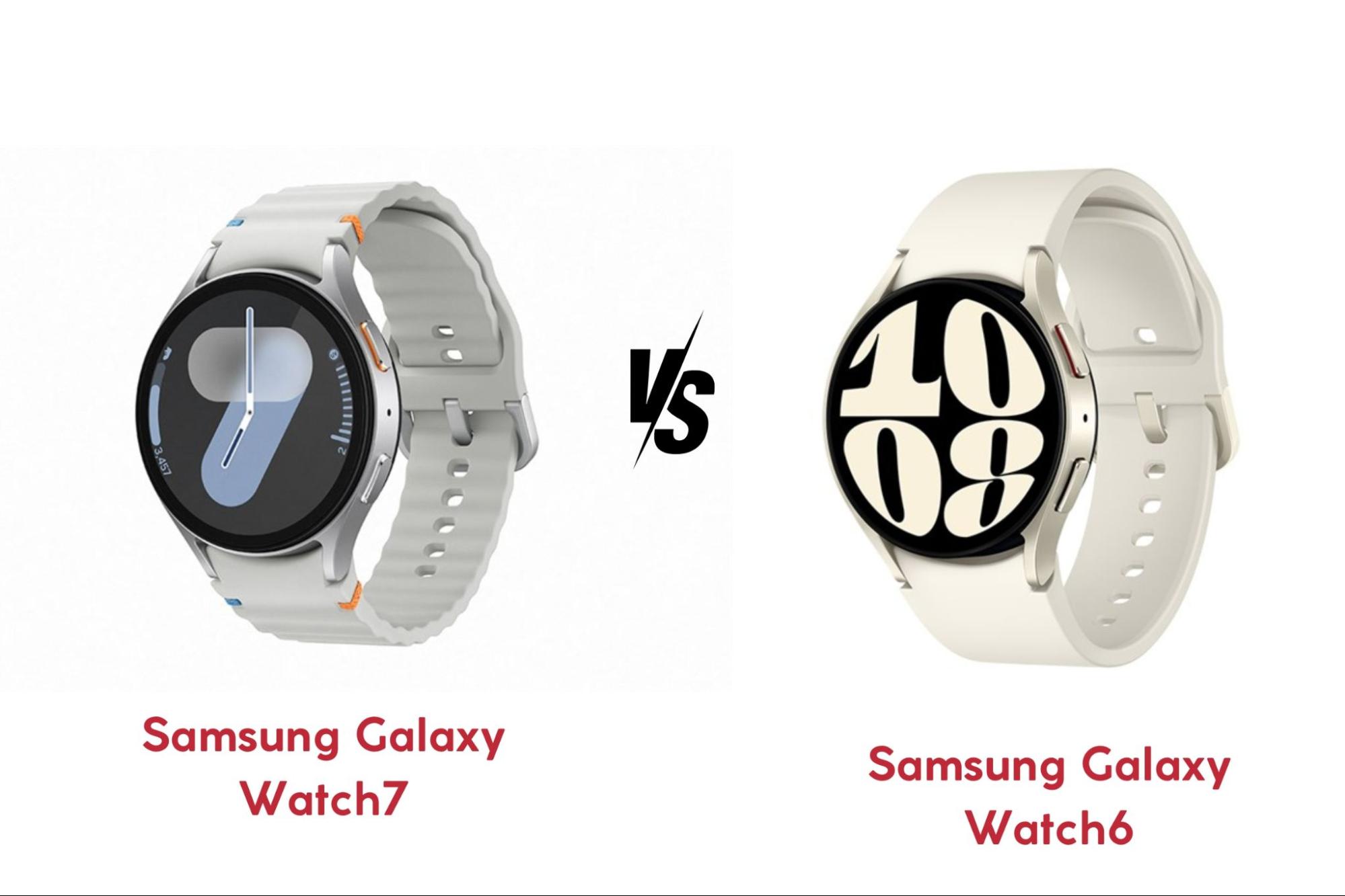 So sánh Galaxy Watch7 40mm và Galaxy Watch6 40mm