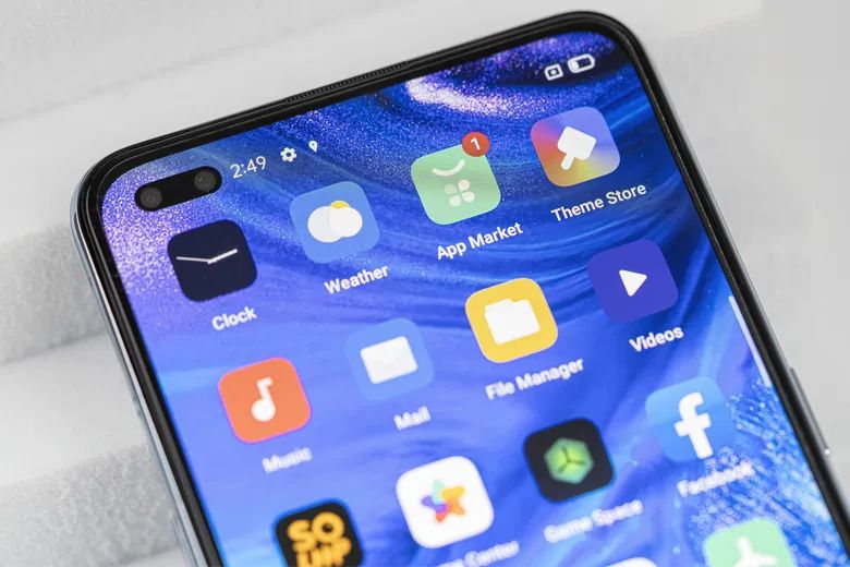 Màn hình AMOLED 60Hz của OPPO Reno4 4G 8GB/128GB