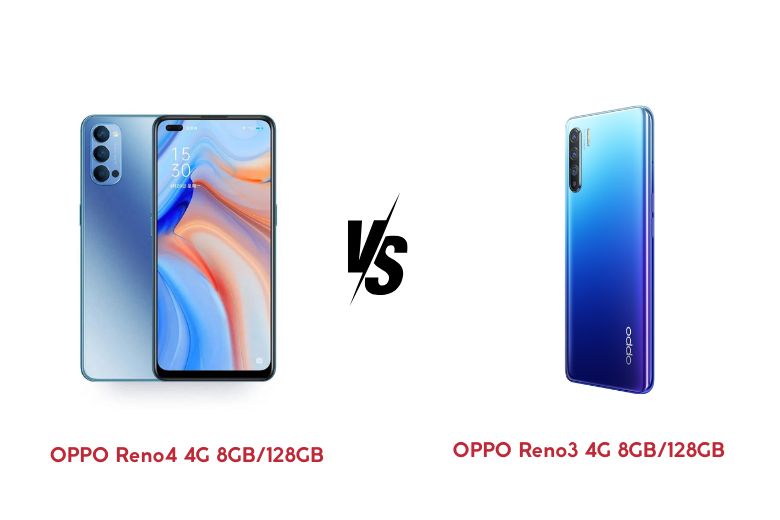 OPPO Reno4 4G 8GB/128GB và OPPO Reno3 4G 8GB/128GB