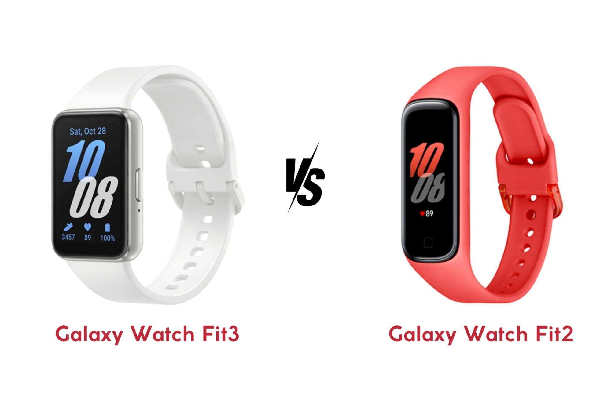 So sánh giữa Galaxy Watch Fit3 và Galaxy Watch Fit2