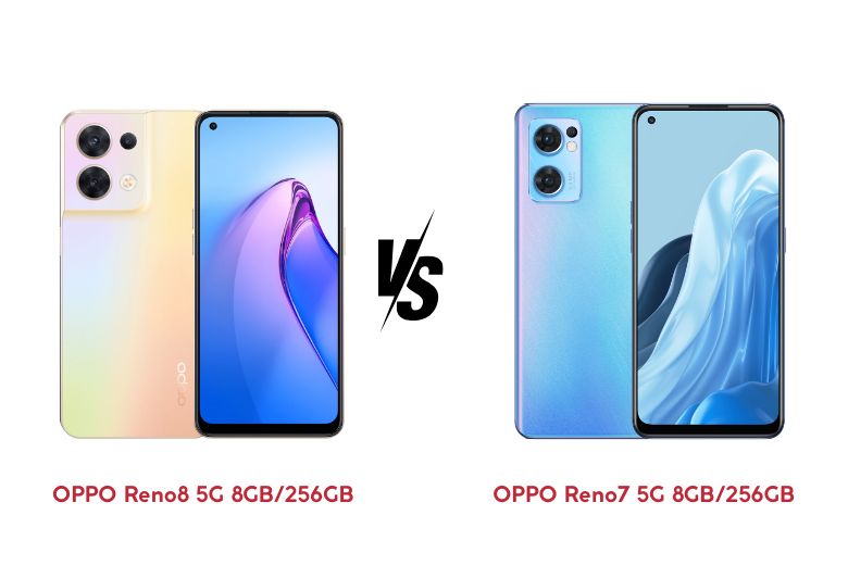 OPPO Reno8 5G 8GB/256GB và OPPO Reno7 5G 8GB/256GB