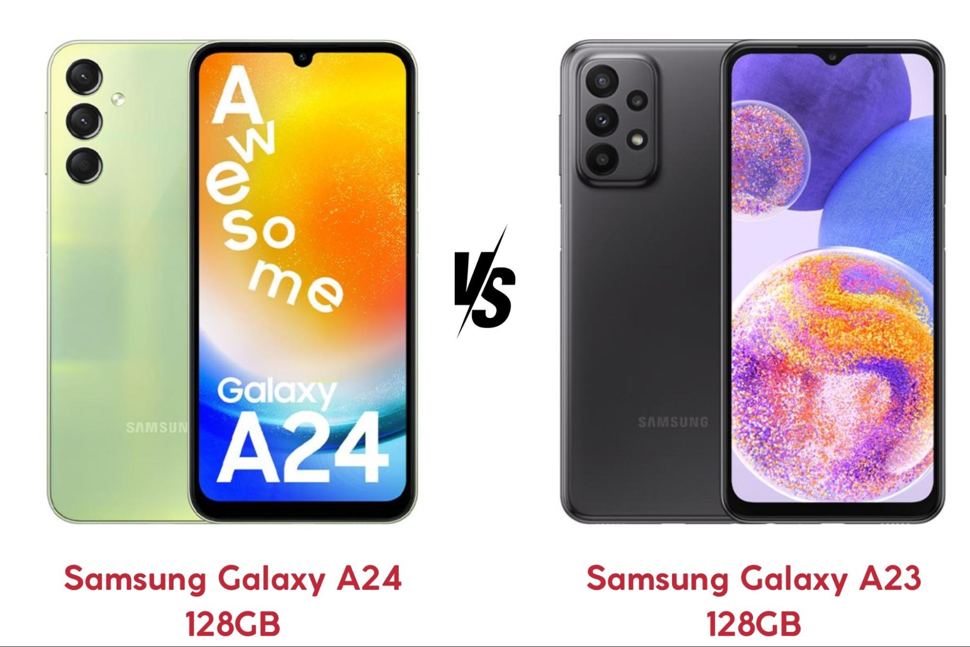 So sanh Samsung Galaxy A24 128GB và Samsung Galaxy A23 128GB