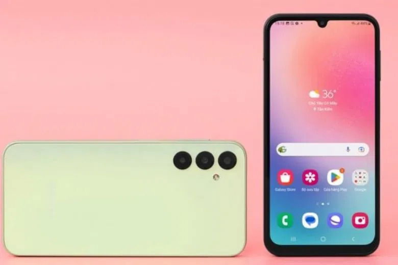 Pin 5000mAh của Galaxy A24 kết hợp chip MediaTek Helio G99