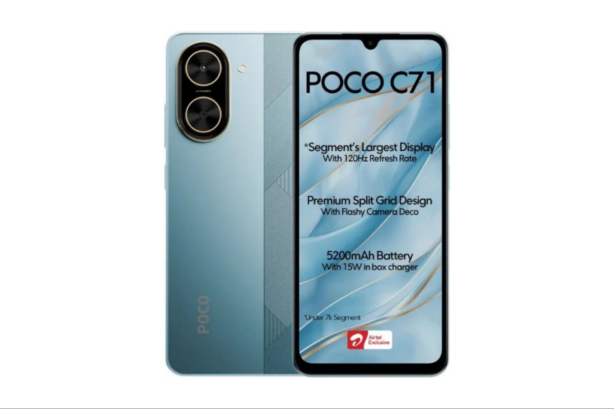POCO C71 Màu Xanh (Blue)