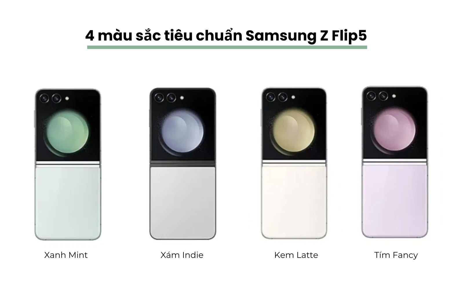 Phiên bản màu sắc của Galaxy Z Flip5