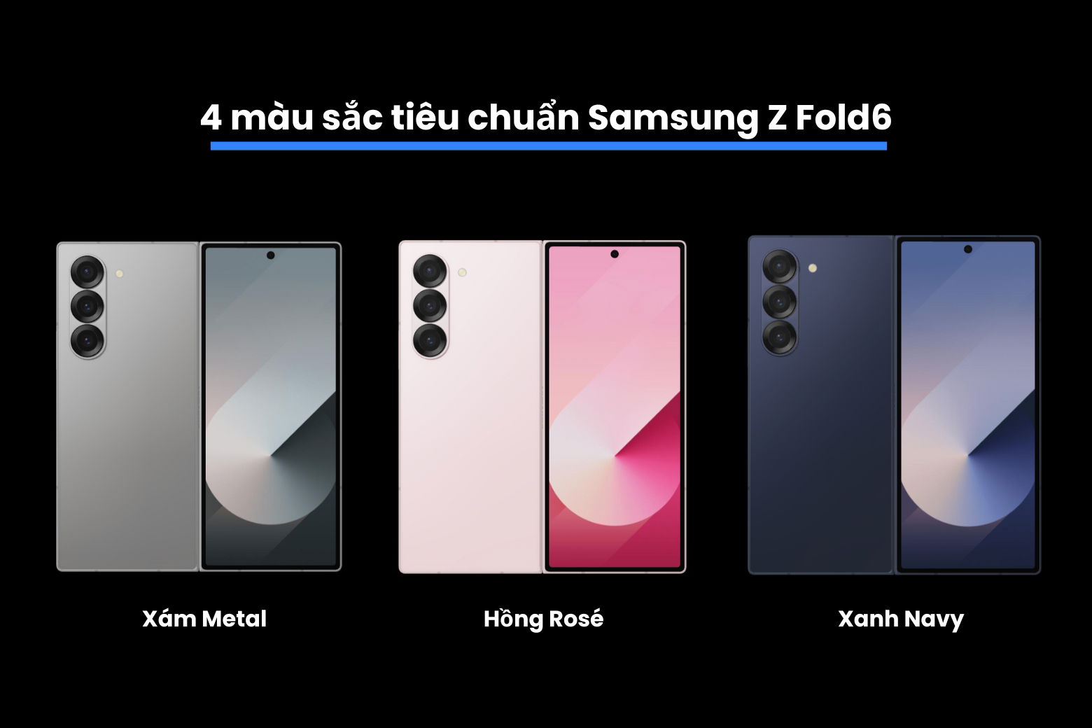 4 Màu sắc của Z Fold6