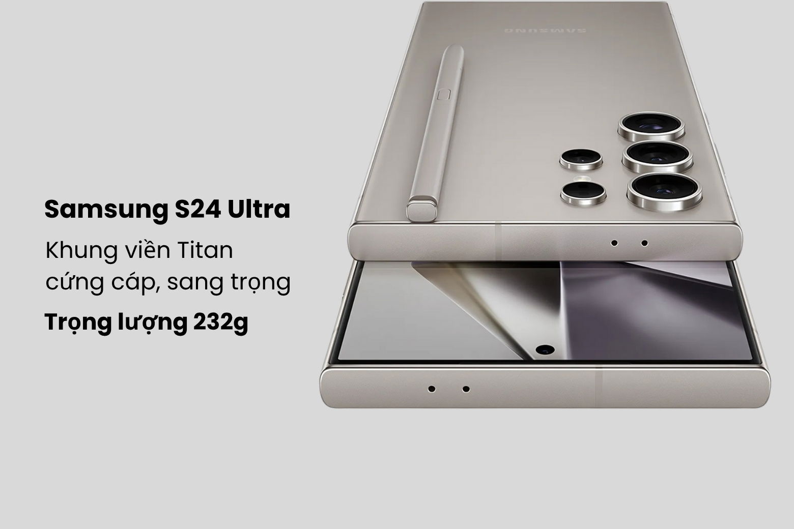 Thiết kế Samsung S24 Ultra