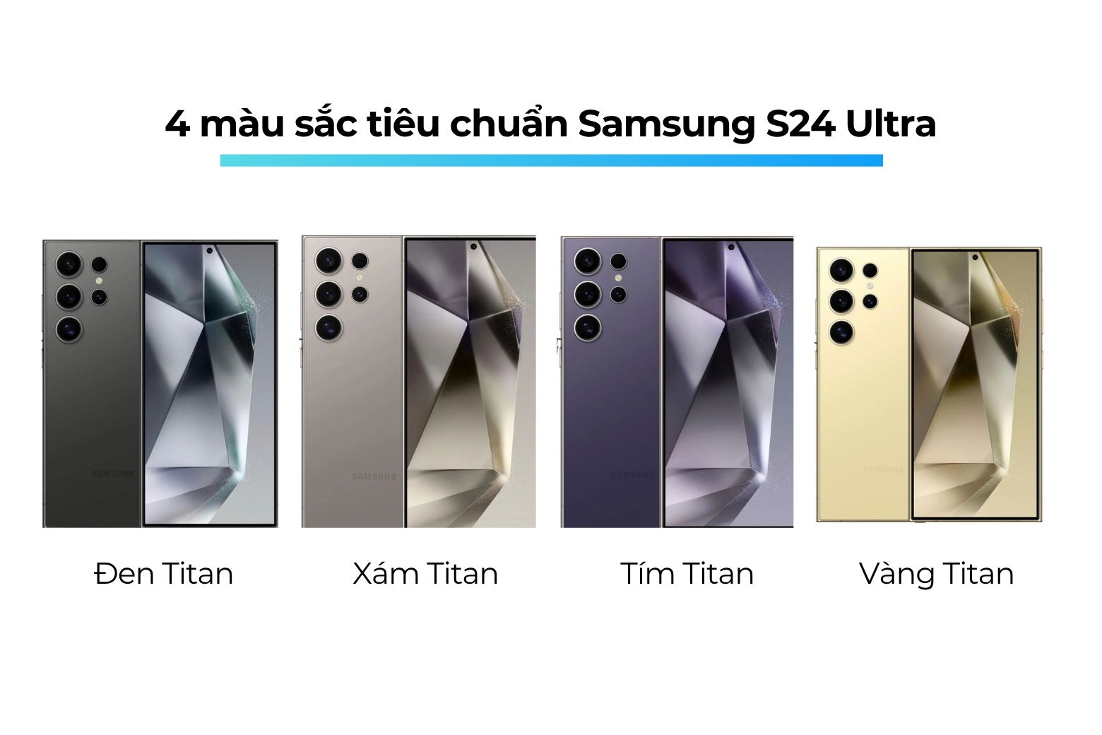 Màu sắc của Samsung S24 Ultra