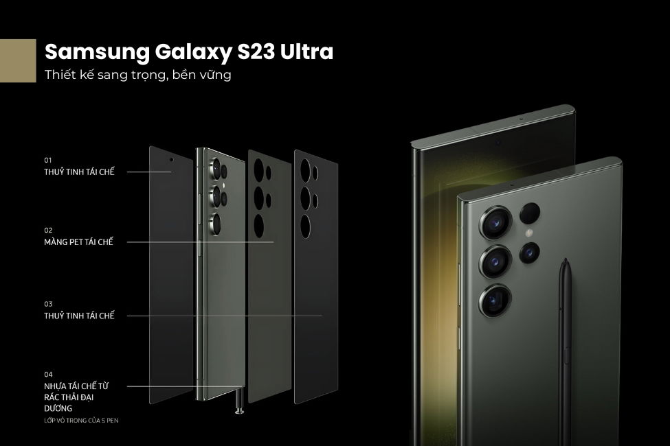 Thiết kế Samsung S23 Ultra