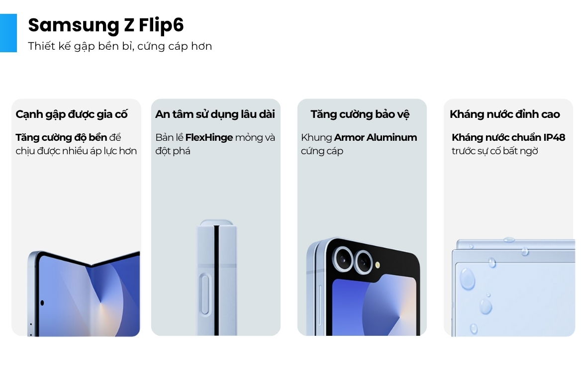 Thiết kế Samsung Z Flip6