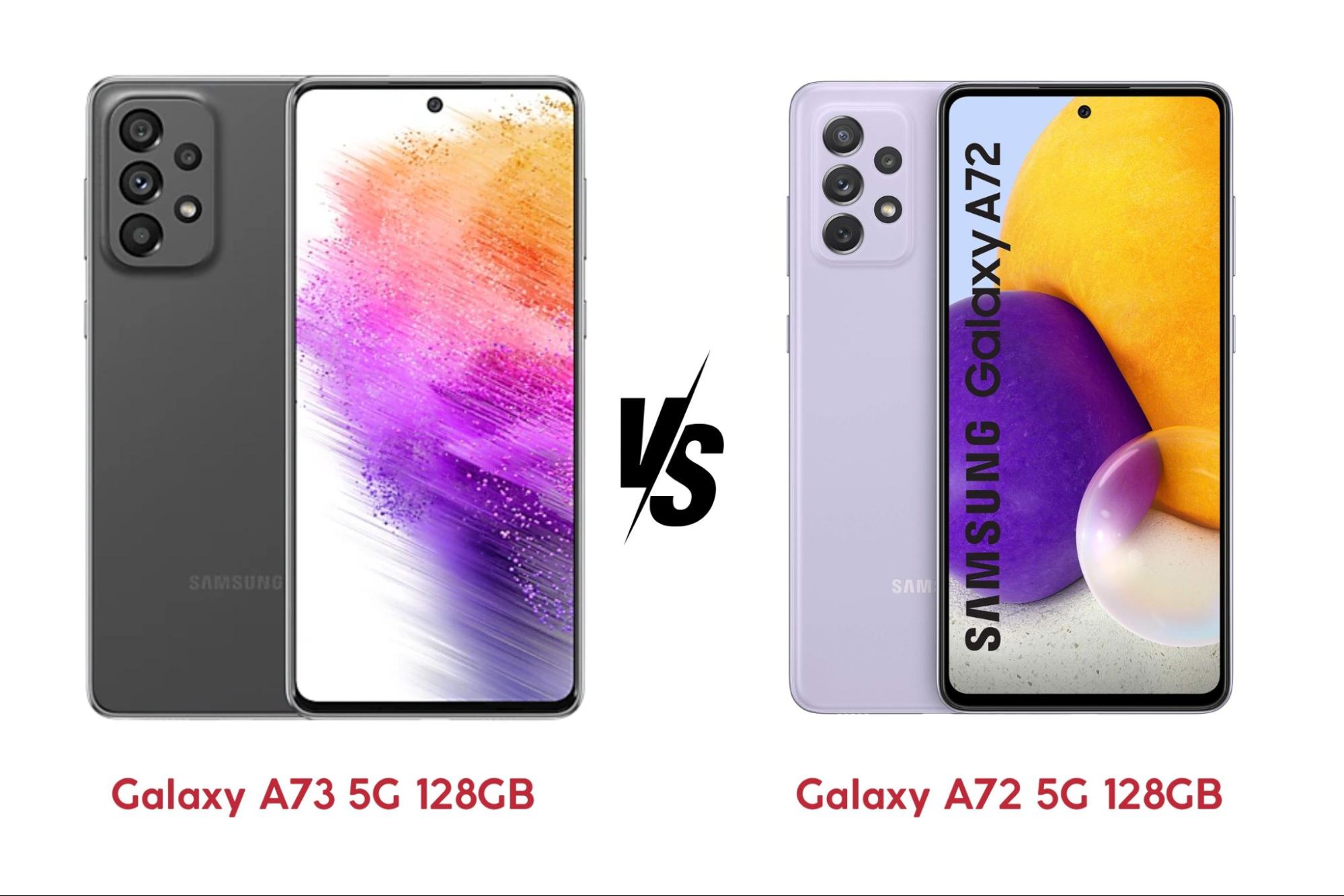  Galaxy A73 5G 128GB và Galaxy A72 5G 128GB