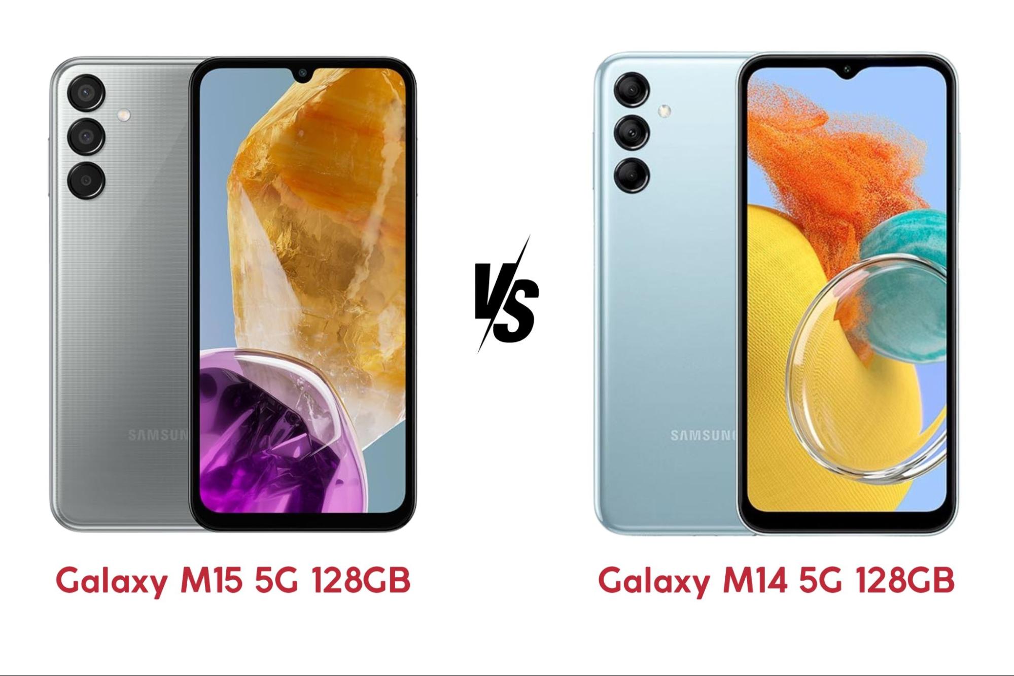 Galaxy M15 5G 128GB và Galaxy M14 5G 128GB