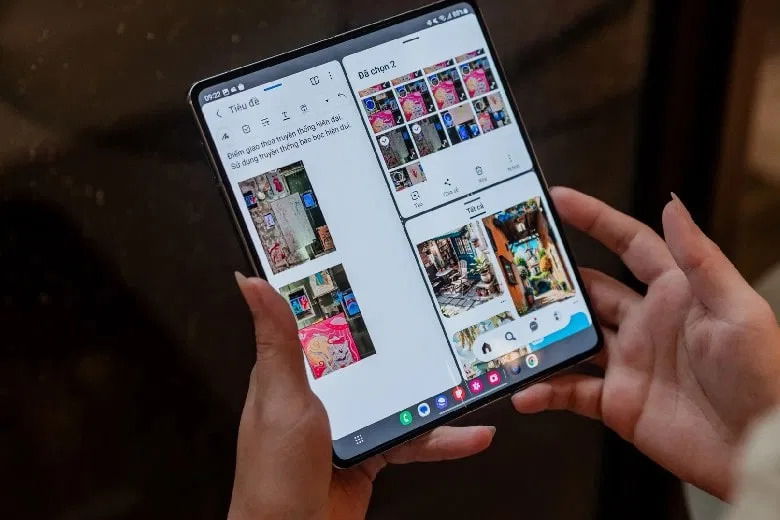 Trái tim của Galaxy Z Fold5 5G là chip Snapdragon 8 Gen 2 for Galaxy được Samsung và Qualcomm tối ưu riêng