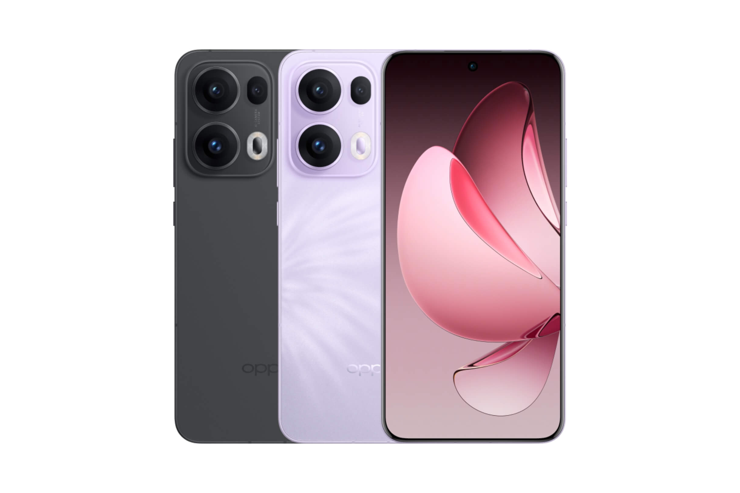 OPPO Reno13 Pro có 2 màu Tím và Xám ấn tượng