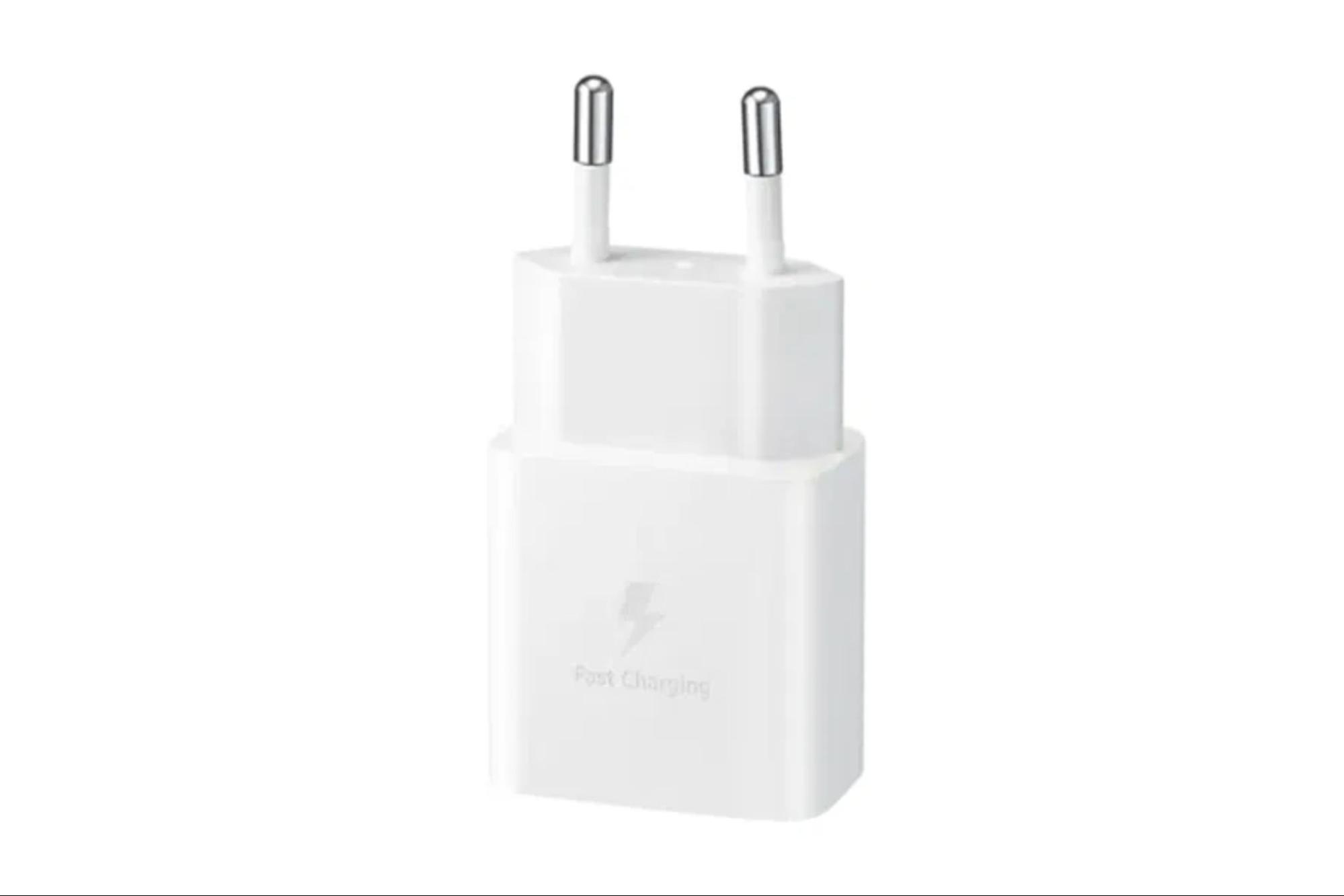 Củ sạc Samsung Type-C 15W được thiết kế với chuẩn USB-C phổ biế