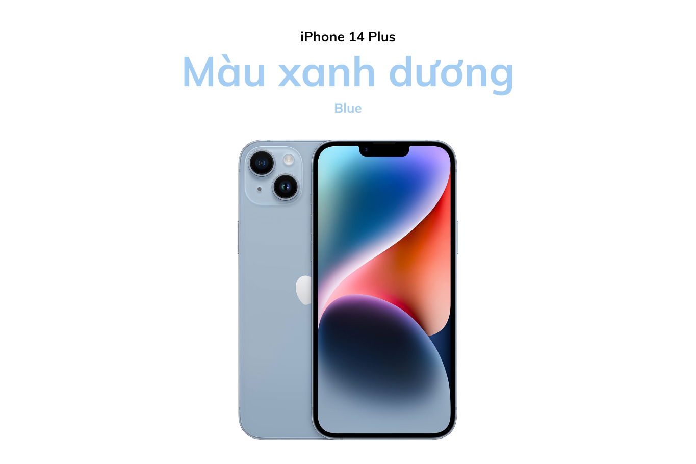 iPhone 14 Plus màu xanh dương tươi mới