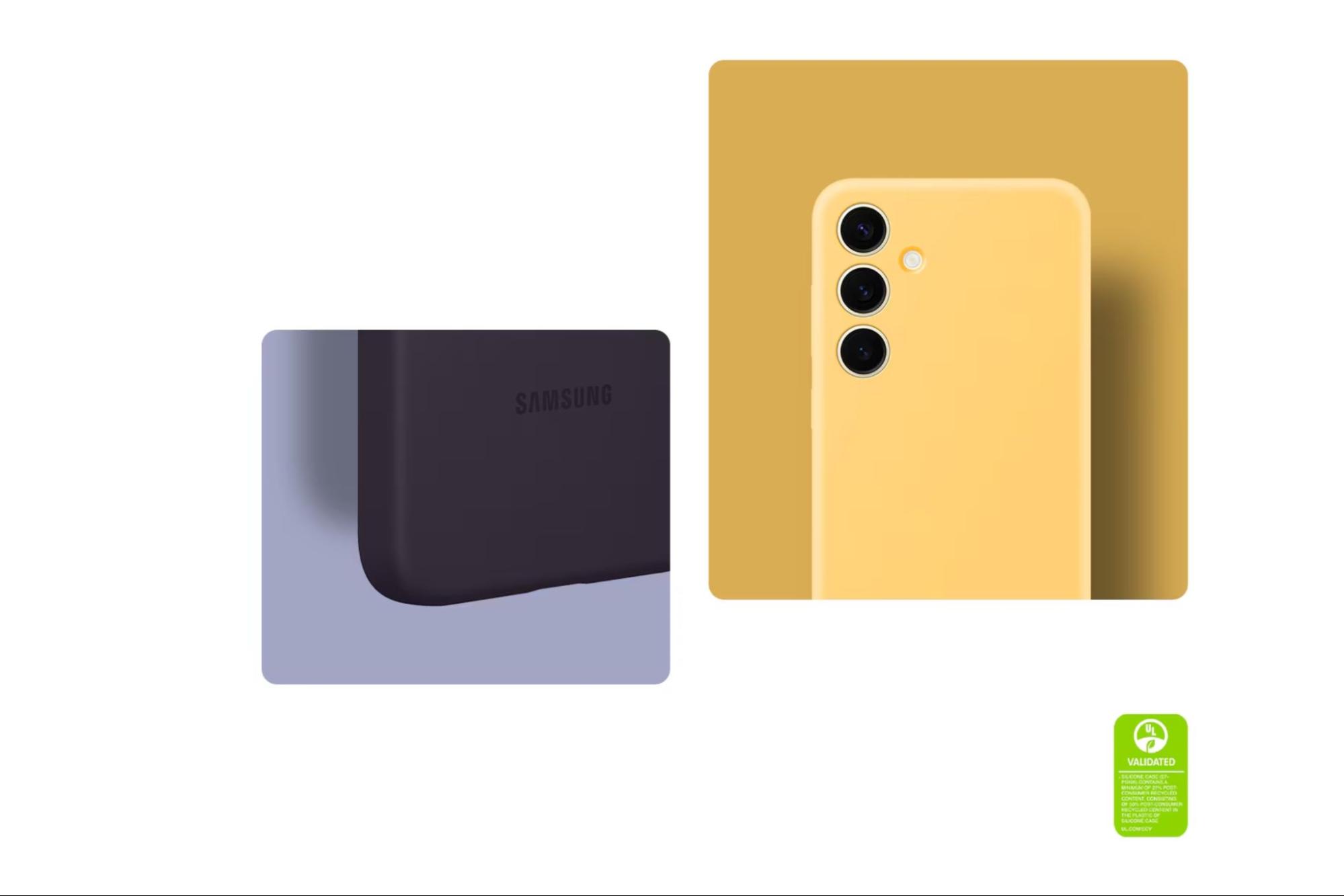 Samsung sử dụng chất liệu silicone premium grade