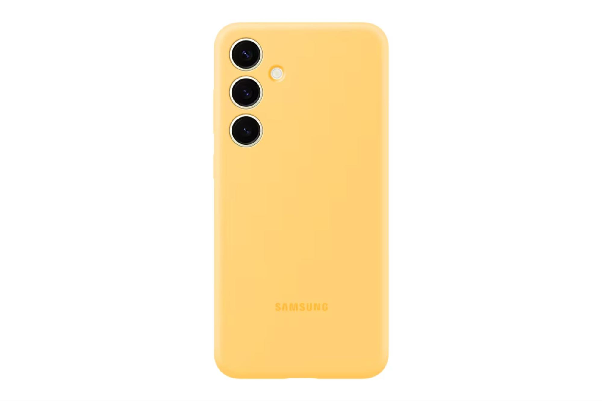 Ốp lưng Samsung Galaxy S24 silicone màu Vàng