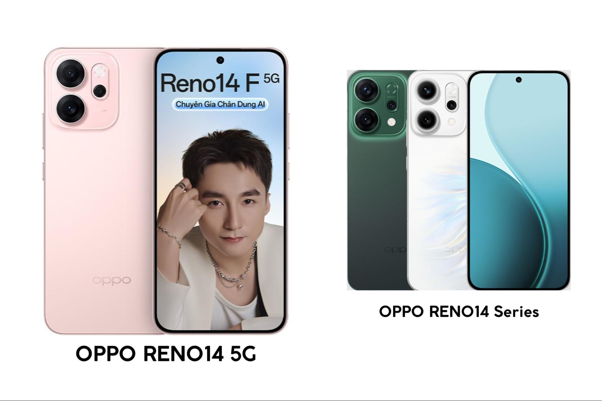 OPPO RENO14 F 5G và OPPO RENO14 5G