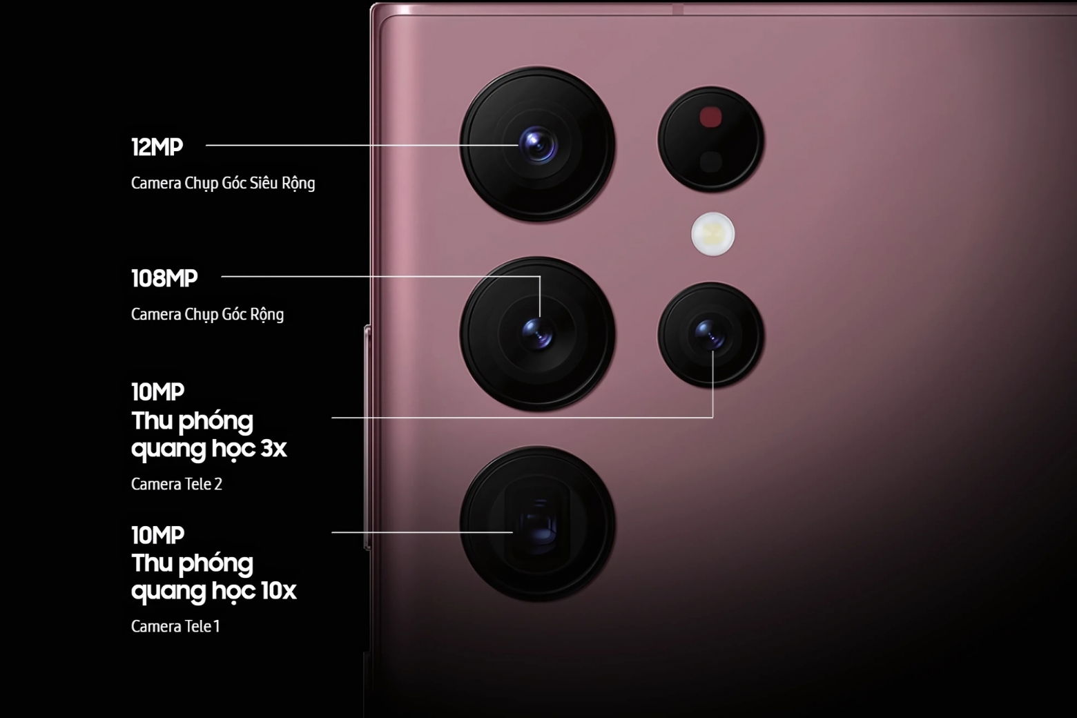 Camera 108.0 MP chuyên nghiệp, chụp ảnh "mắt thần"