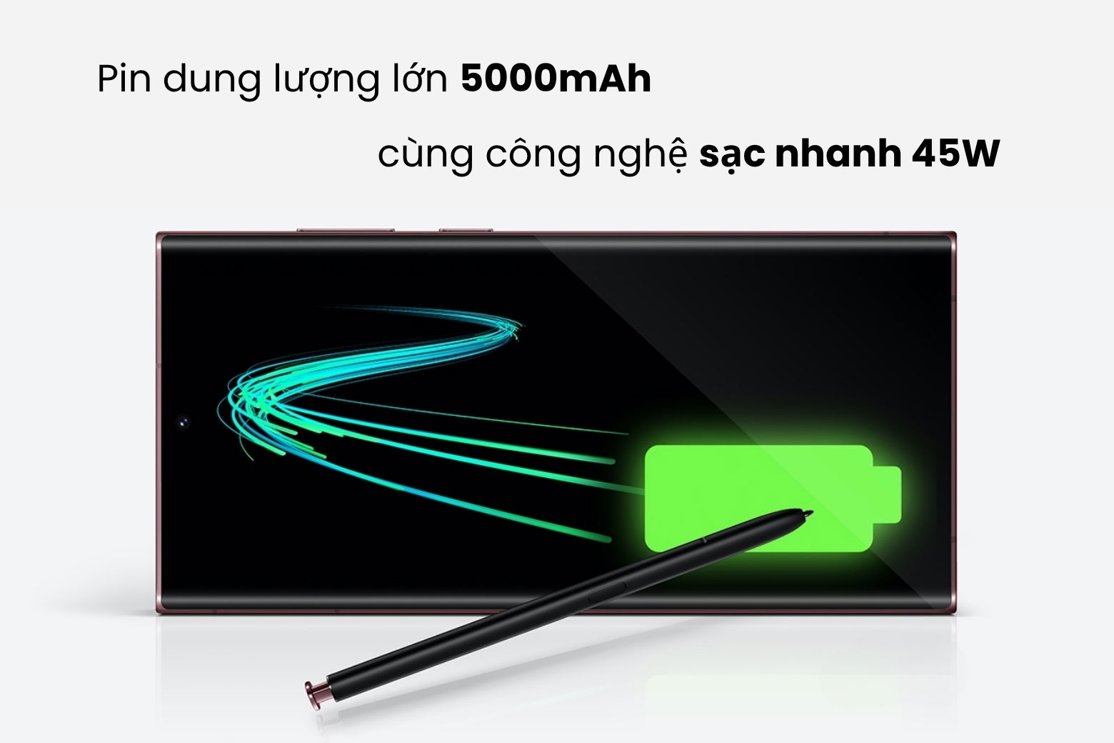 Pin sử dụng cả ngày dài, sạc nhanh ấn tượng