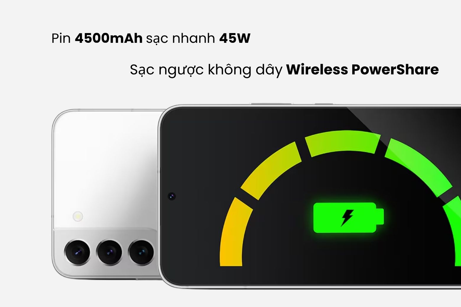 Pin 4500mAh bền bỉ, sạc siêu tốc