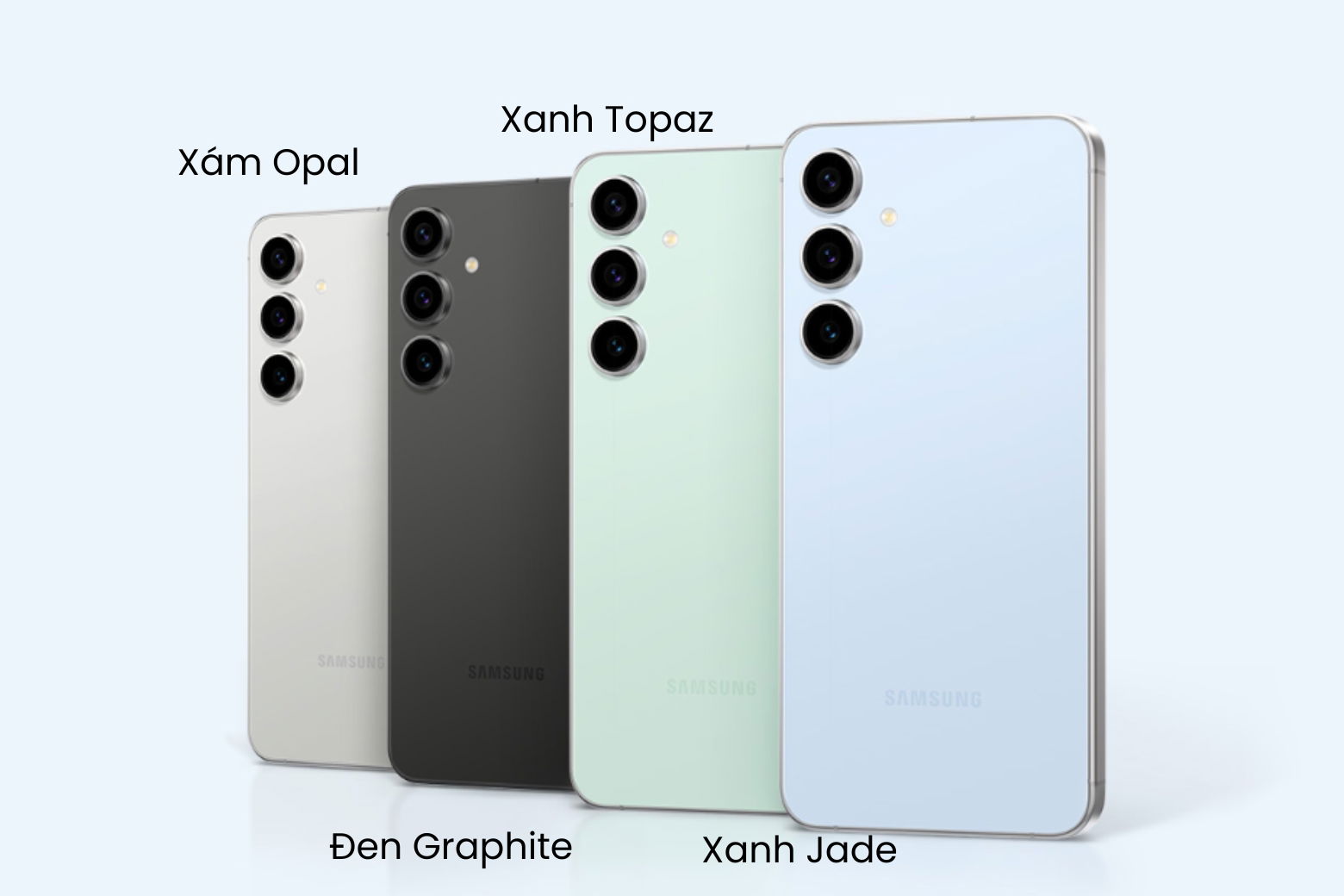 Các phiên bản màu sắc của Samsung Galaxy S24 FE 