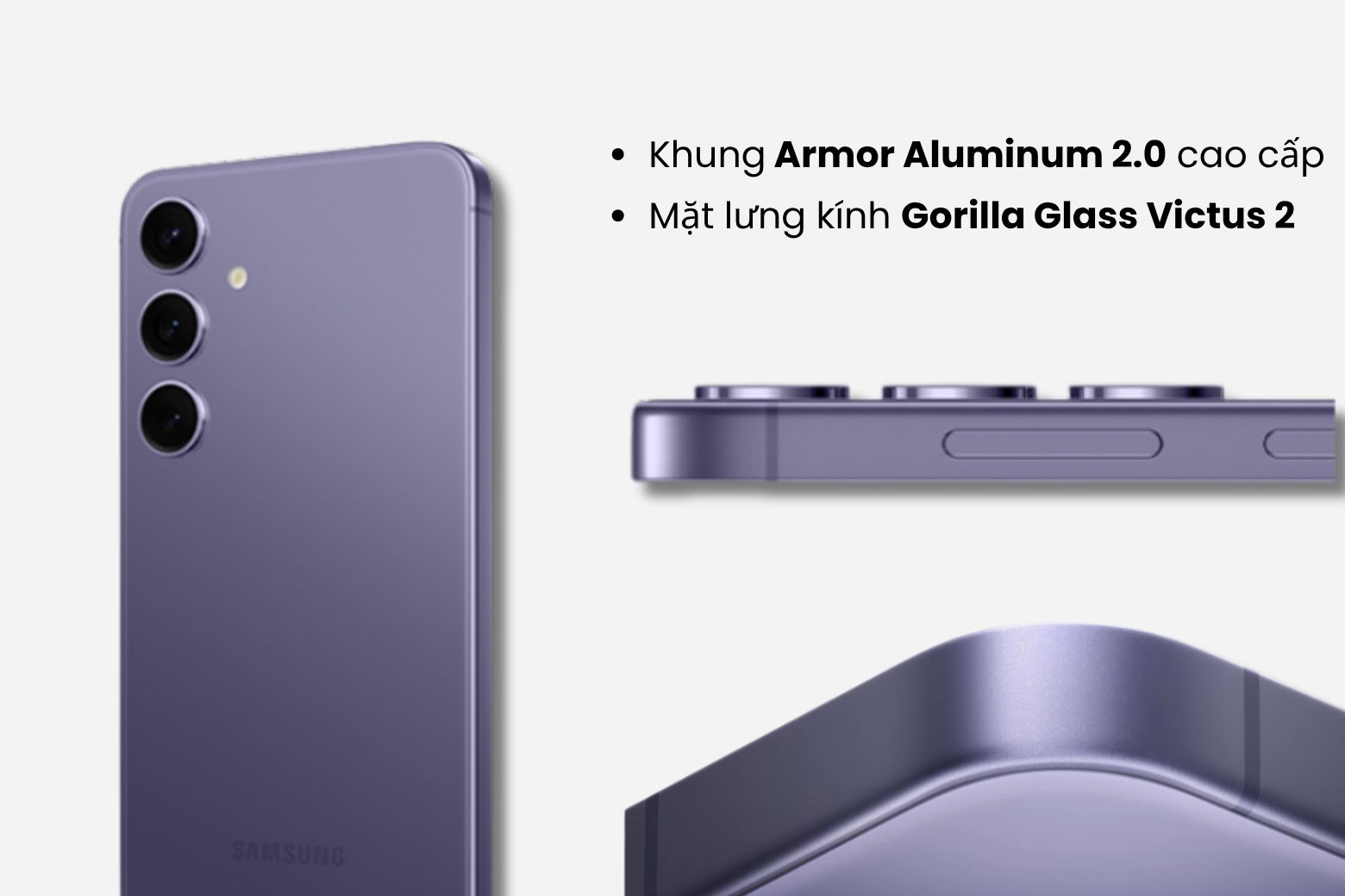 Thiết kế khung Armor Aluminum 2.0 sang trọng, đẳng cấp