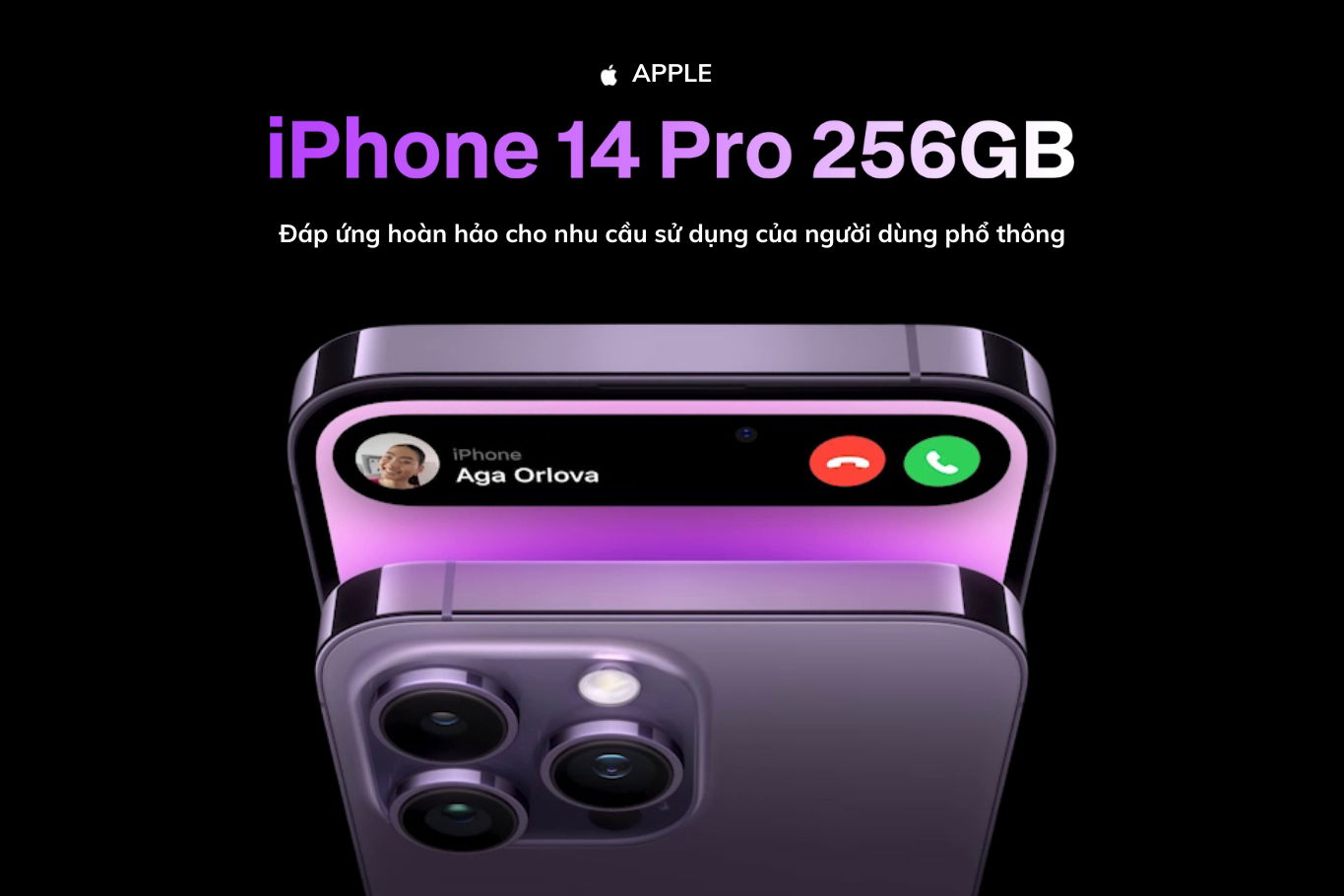 iPhone 14 Pro 256GB đáp ứng hoàn hảo nhu cầu của người dùng phổ thông