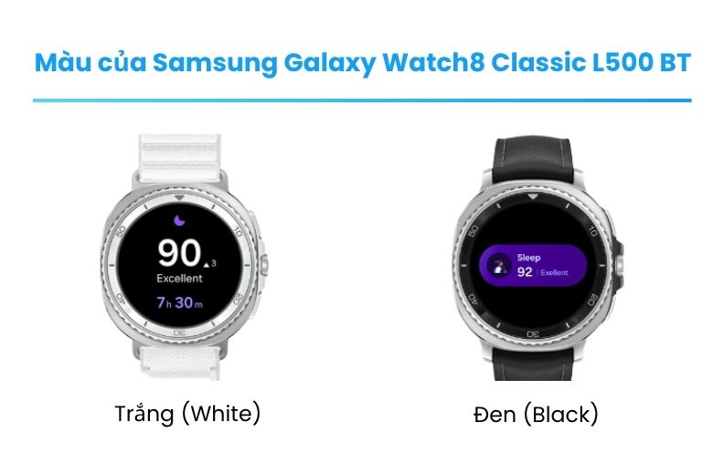 Galaxy Watch8 Classic L500 BT 46mm có hai màu chủ đạo