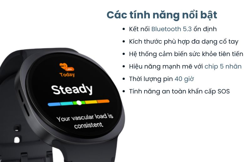 Galaxy Watch8 L330 Bluetooth 44mm cung cấp tính năng toàn diện cho người dùng