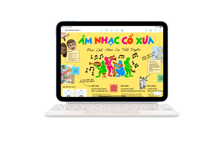 Thiết kế màn hình iPad A16
