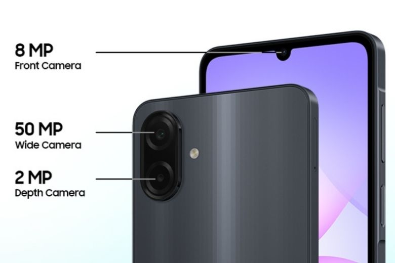 Camera 50MP Samsung Galaxy A07 128GB chụp siêu nét