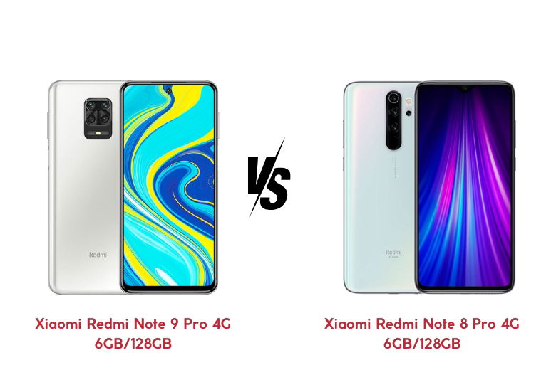 Xiaomi Redmi Note 9 Pro 4G 6GB/128GB có gì nâng cấp hơn so với Xiaomi Redmi Note 8 Pro 4G 6GB/128GB