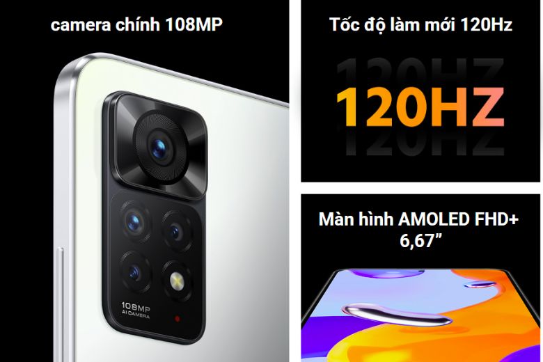 Màn hình AMOLED 120Hz mượt mà