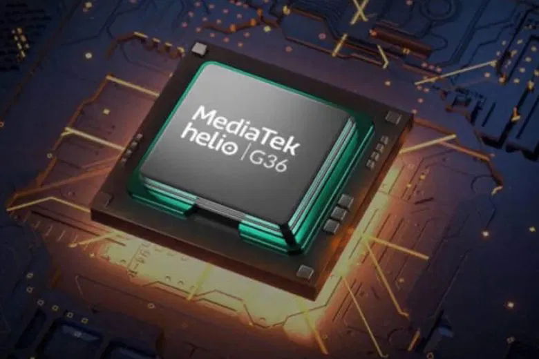 Hiệu năng ổn định với chip MediaTek Helio G36