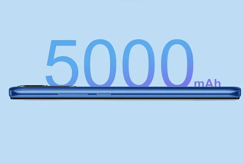 Pin khủng 5000mAh sử dụng bền bỉ cả ngày