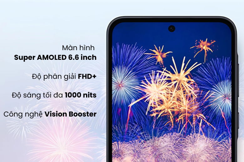 Màn hình Super AMOLED 120Hz chân thực, sắc nét