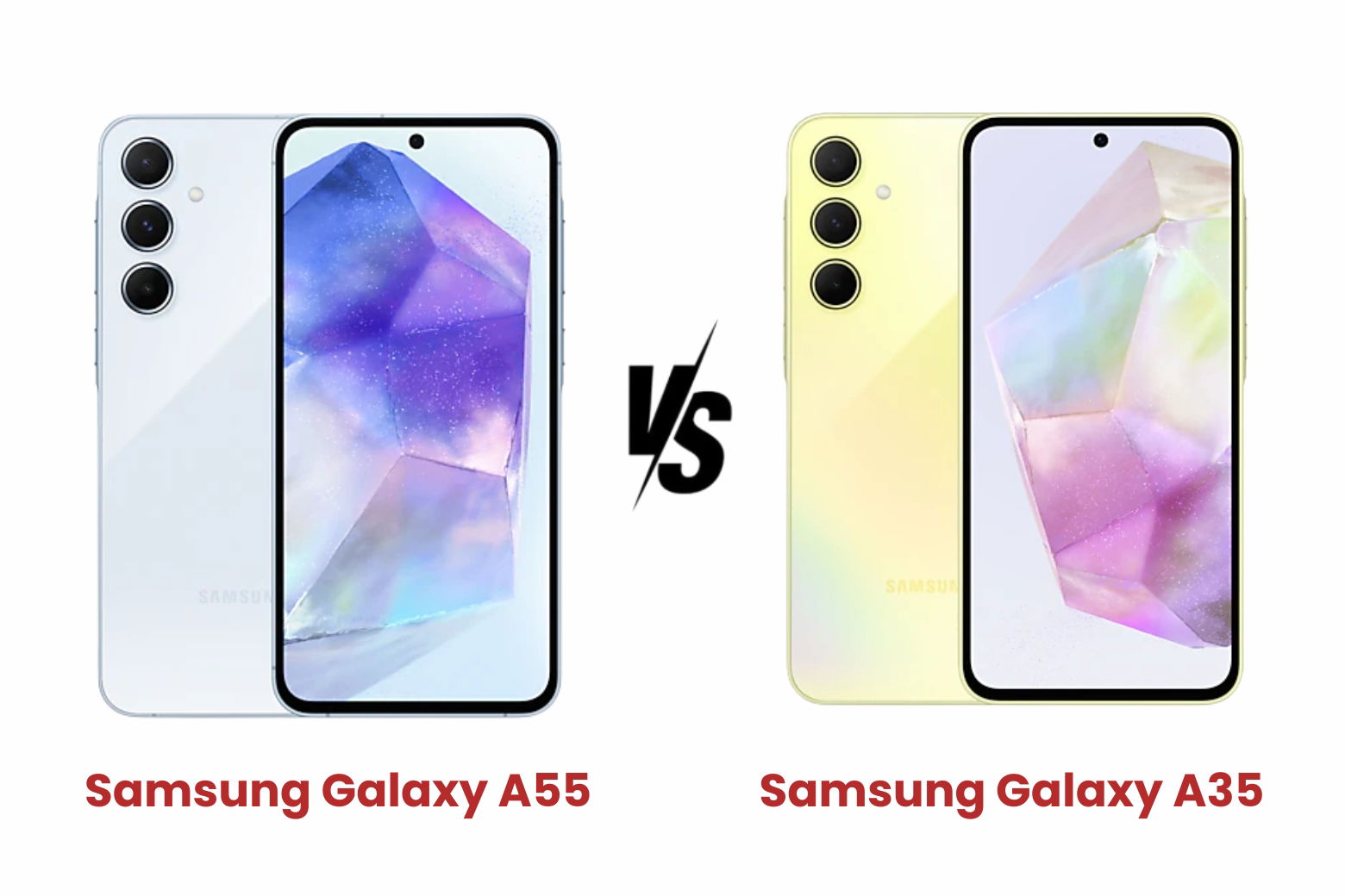 So sánh Samsung A55 và Samsung A35