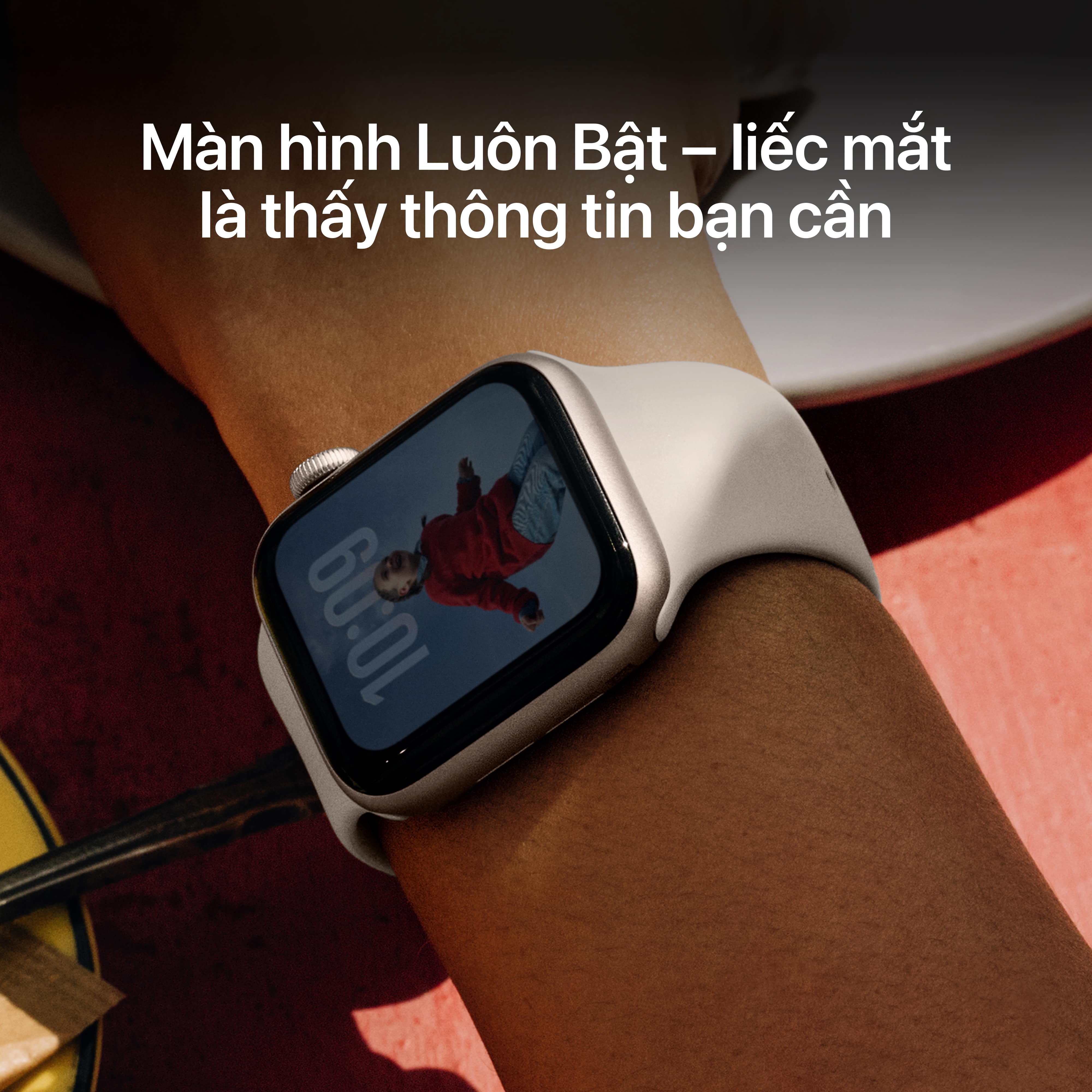 APPLE WATCH SE 3 2025 GPS 44MM NHÔM DÂY CAO SU (CTY)