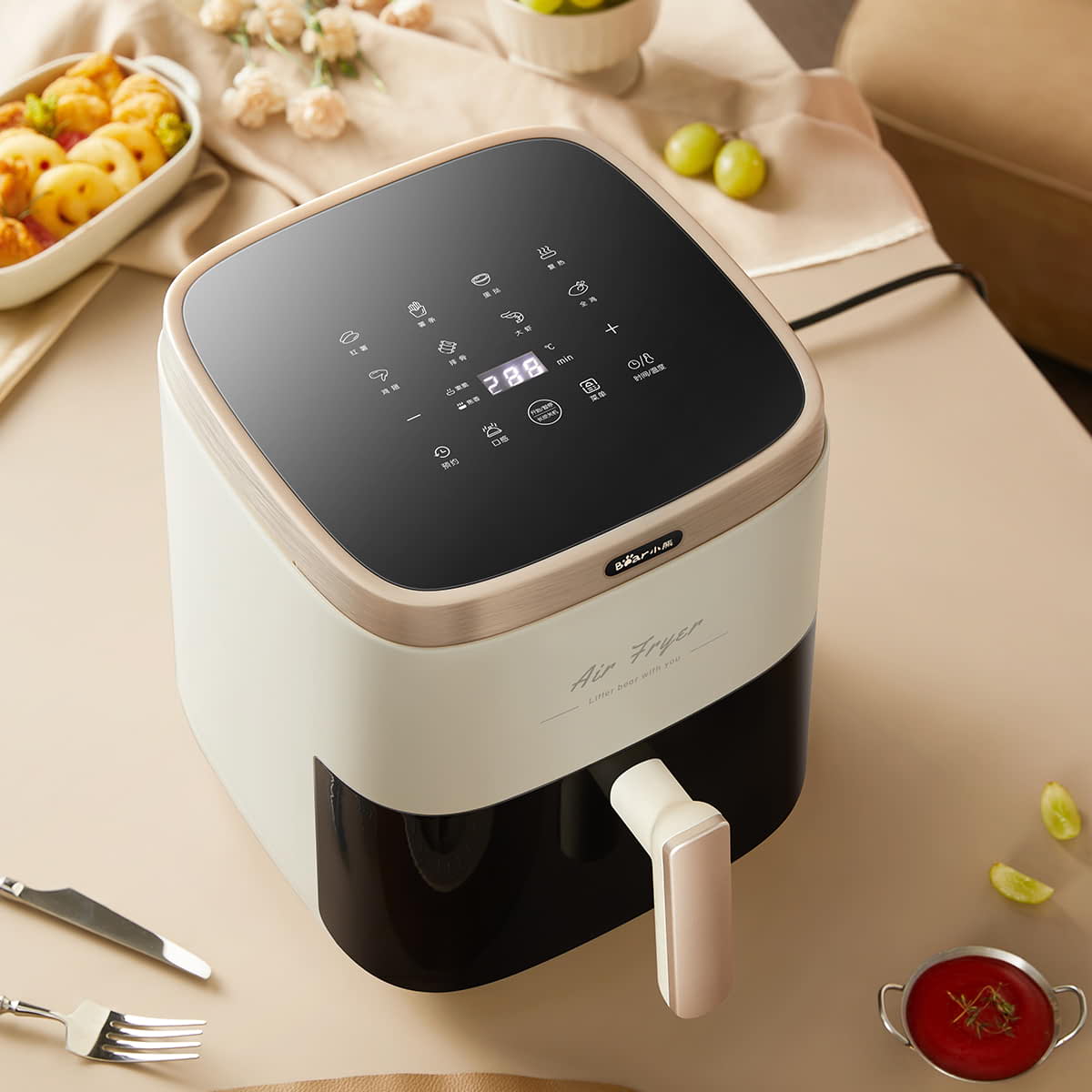 Nồi chiên không dầu 5L 1500W Bear AF-4H15L (QZG-P15R8)