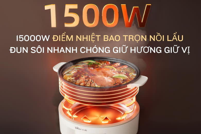 Nồi điện đa năng Bear DHG-C40V2