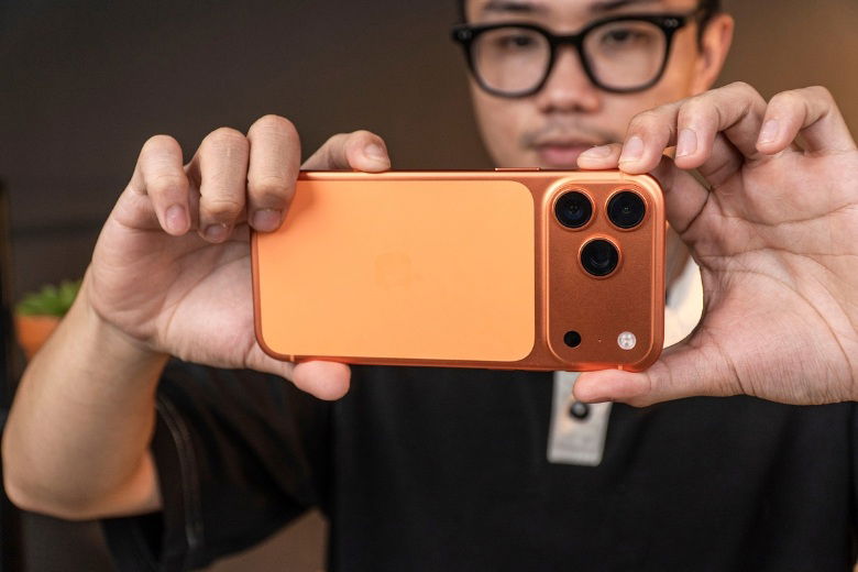 iPhone 17 Pro Max 2TB camera chụp gần