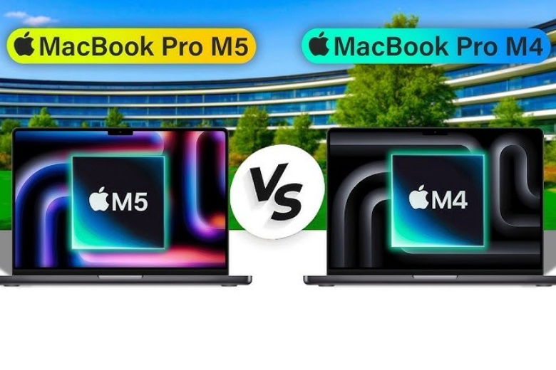 MacBook Pro 2025 14 inch M5 24GB/1TB so với M4