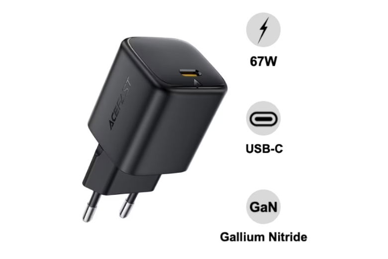 Củ sạc nhanh Acefast 67W USB-C PD 3.0 PPS GaN A134 công suất 67W
