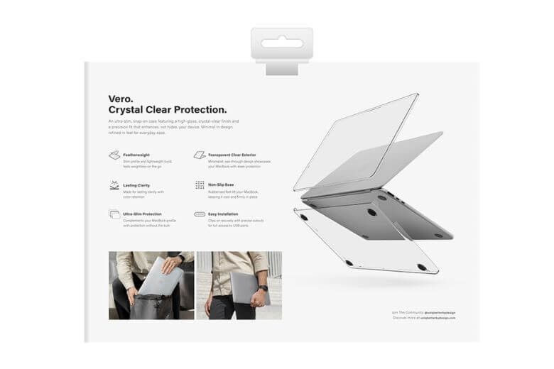 Ốp lưng MacBook UNIQ Vero có thiết kế mỏng nhẹ trong suốt, bảo vệ toàn diện và hỗ trợ tản nhiệt hiệu quả. Ốp lưng MacBook UNIQ Vero có thiết kế mỏng nhẹ trong suốt, bảo vệ toàn diện và hỗ trợ tản nhiệt hiệu quả.