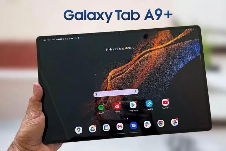 Samsung Galaxy Tab A9 Plus Wifi 64GB có màn hình 11 inch 90Hz cùng 4 loa Dolby Atmos