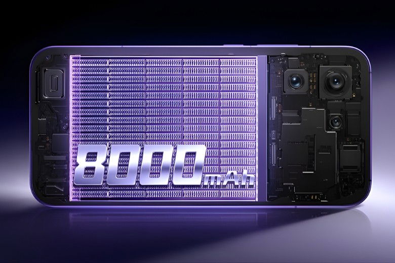 realme Neo8 pin 8000mAh sạc nhanh 80W