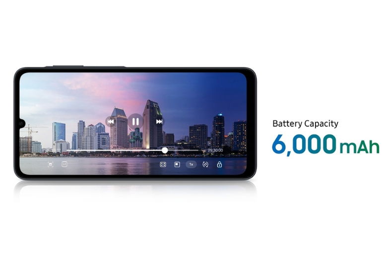 Samsung Galaxy A07 5G pin 6000mAh